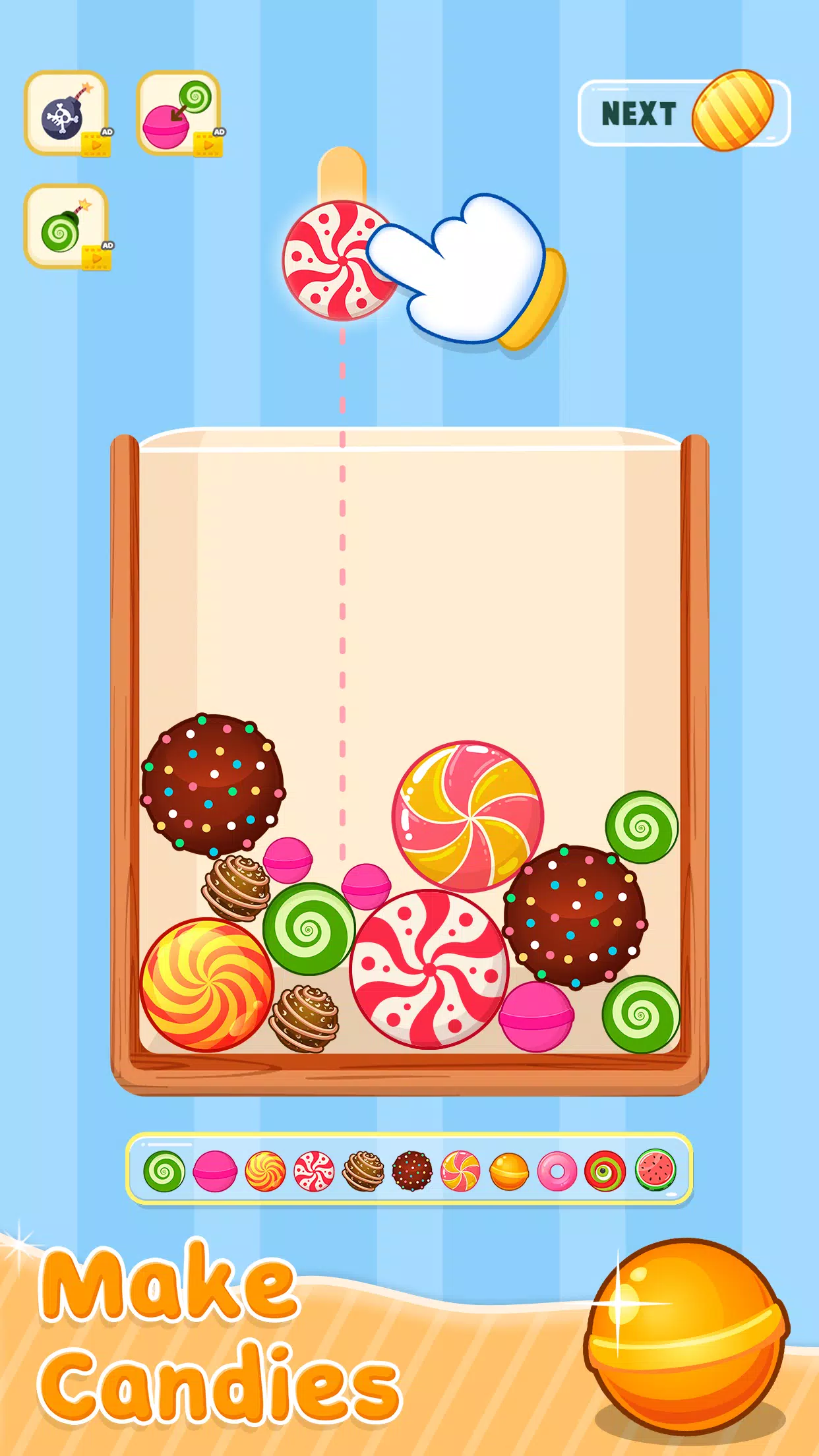 Merge Candy: Drop & Merge Game Screenshots