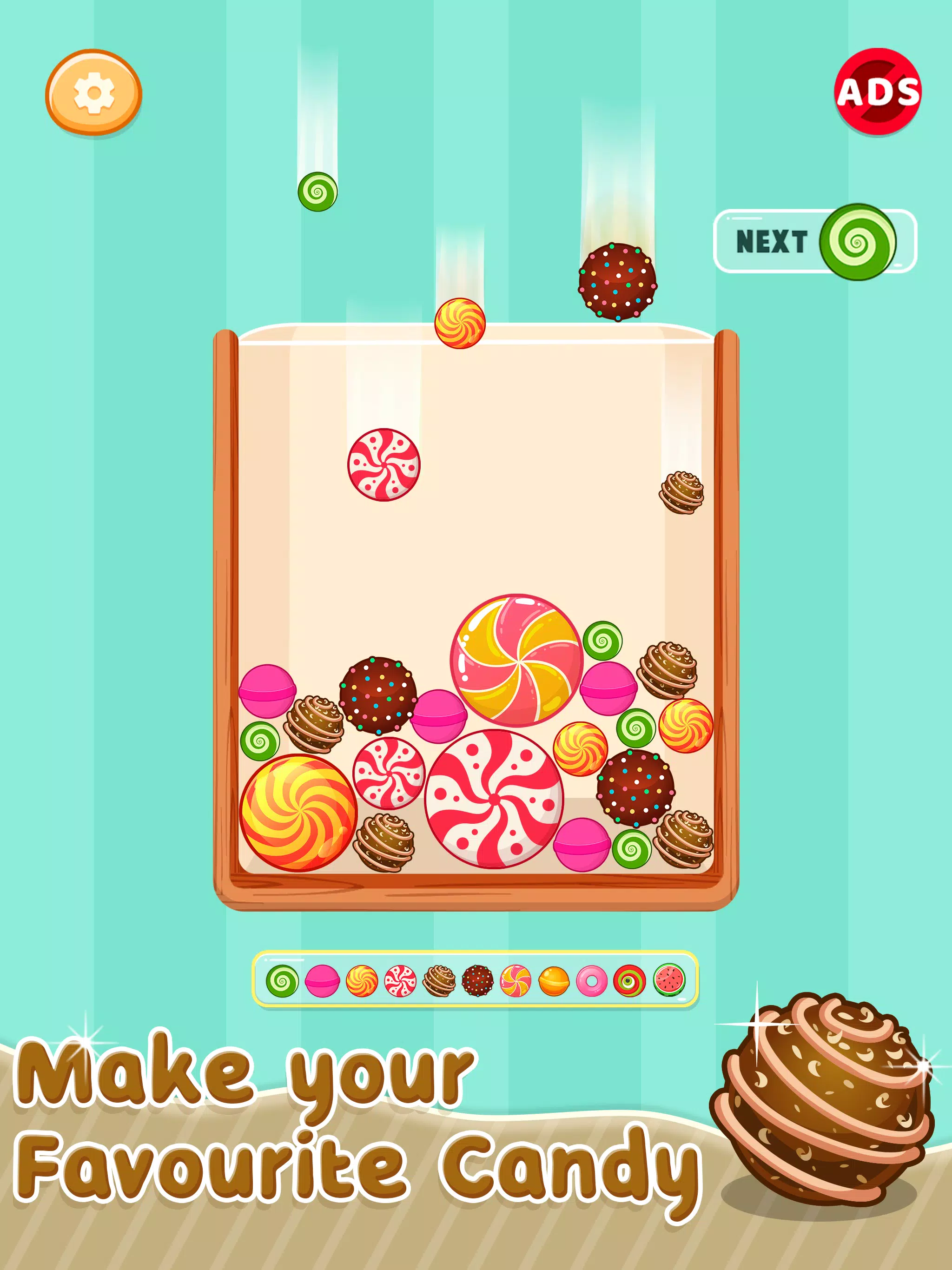Merge Candy: Drop & Merge Game Screenshots