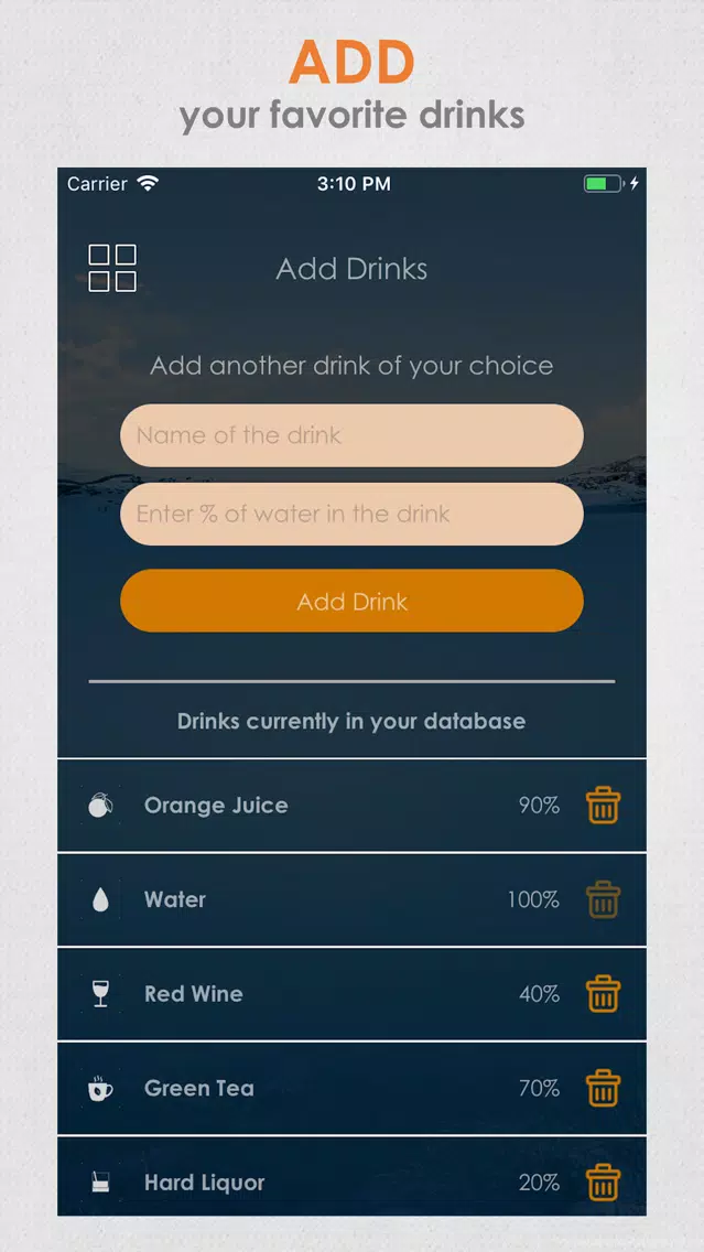 Aqua - Daily Water Tracker App Screenshots