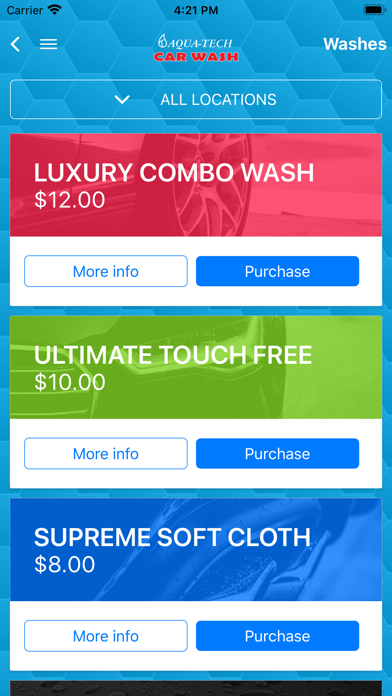 Tangkapan layar Aqua Tech Car Wash