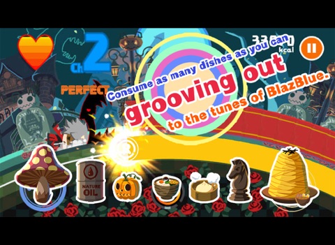 Tangkapan skrin Eat Beat: Dead Spike-san iPad 