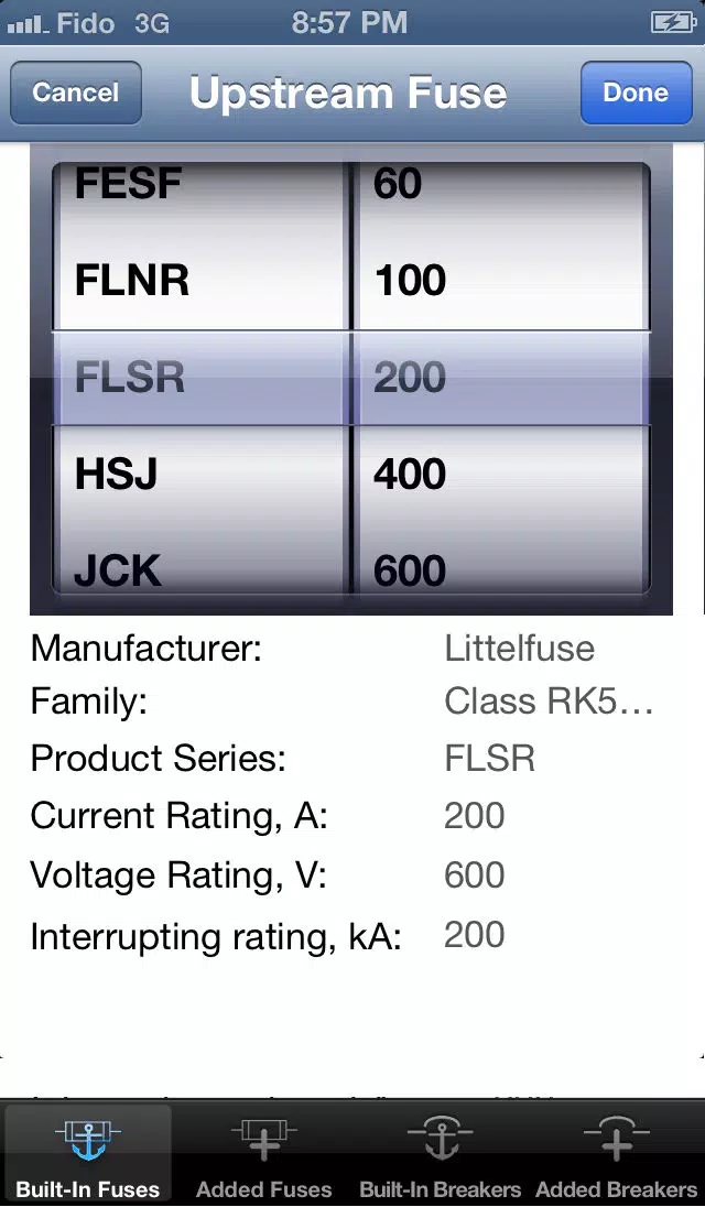 Arc Flash Analytic Screenshots