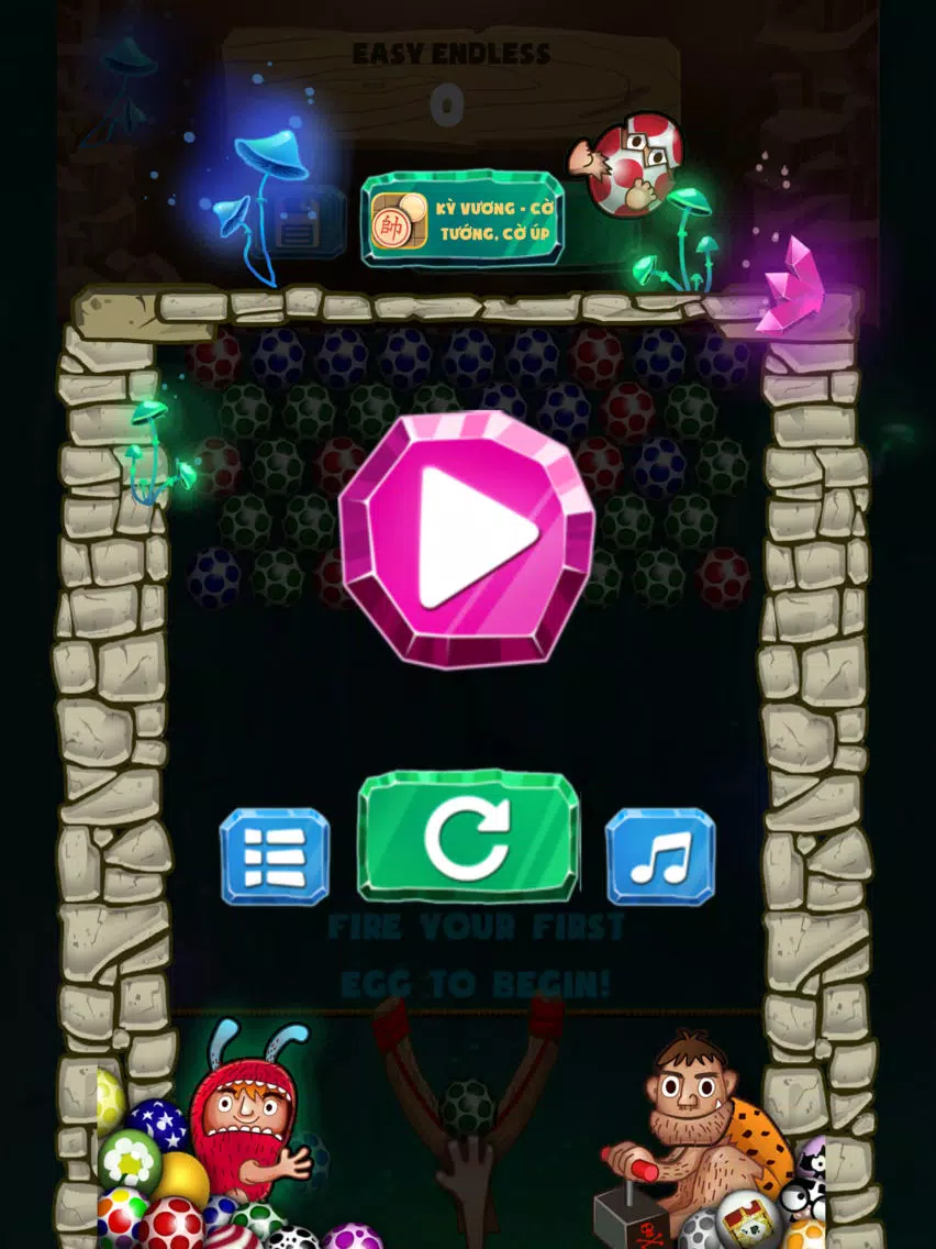 Capturas de tela do Ban trung khung long new iPad 