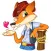 Cowboy Fox Sticker Pack