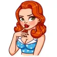 Lovely Redhead Sticker Pack
