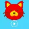 Animated Crazy Cats Stickers