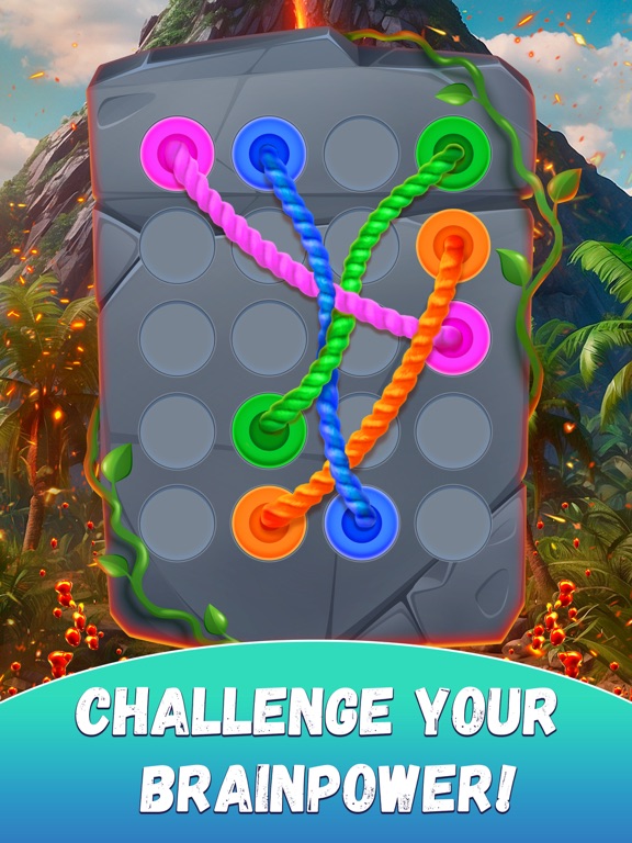 Twisted Knotts Tangle Puzzle iPad 应用截图