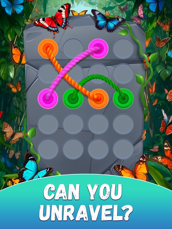 Twisted Knotts Tangle Puzzle iPad 应用截图