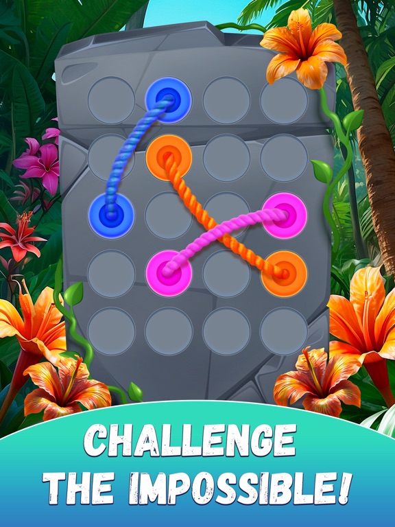 Twisted Knotts Tangle Puzzle iPad 应用截图