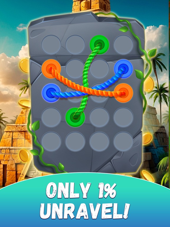Twisted Knotts Tangle Puzzle iPad 应用截图
