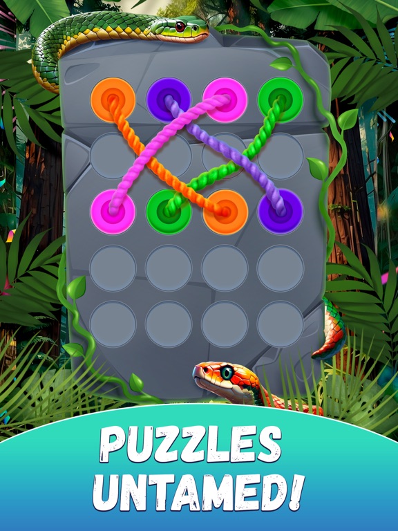 Twisted Knotts Tangle Puzzle iPad 应用截图