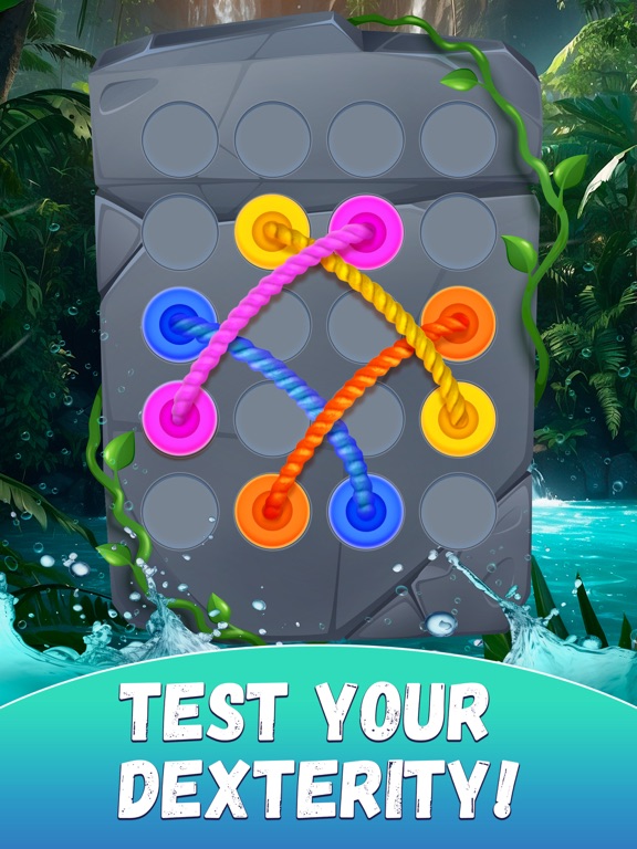 Twisted Knotts Tangle Puzzle iPad 应用截图