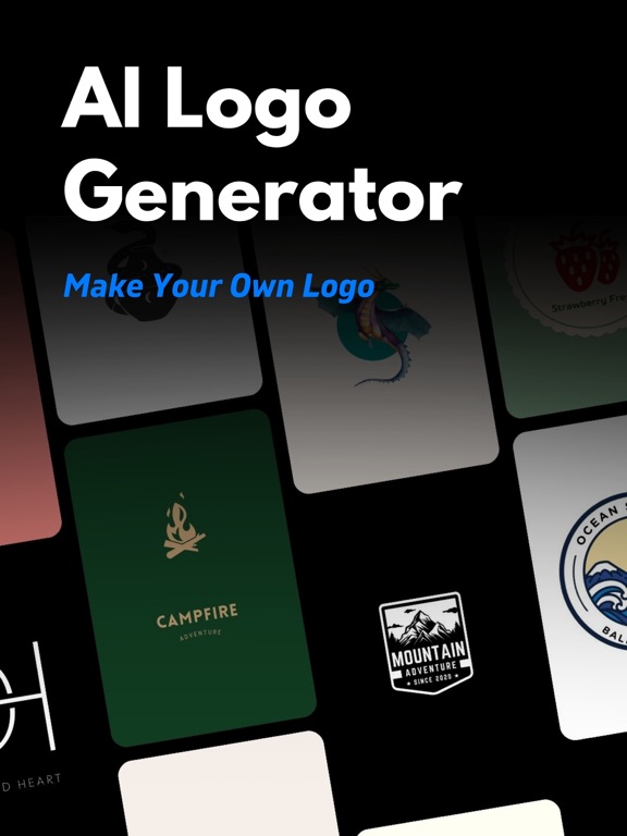 Zrzuty ekranu AI Logo Generator+ iPad