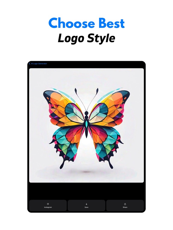 Zrzuty ekranu AI Logo Generator+ iPad