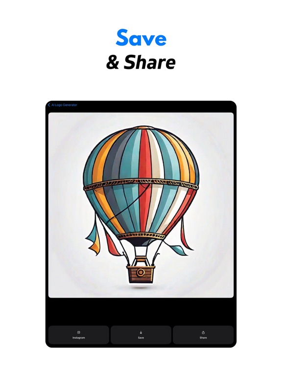Zrzuty ekranu AI Logo Generator+ iPad
