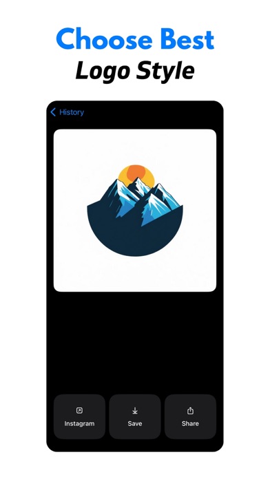 Zrzuty ekranu AI Logo Generator+