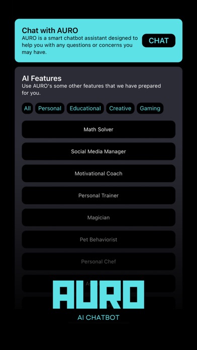 صور Auro - AI Chatbot