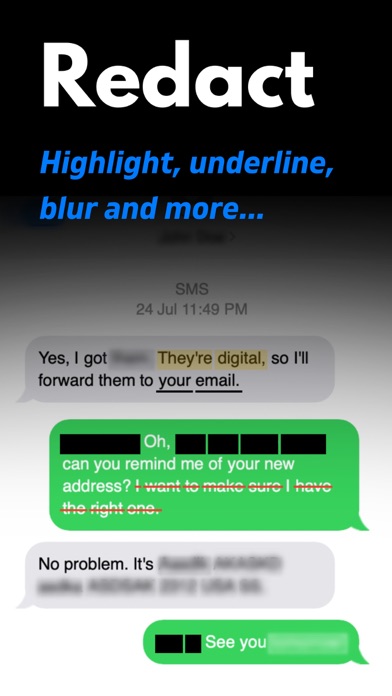 تصاویر Blur Text & Censor: Redact
