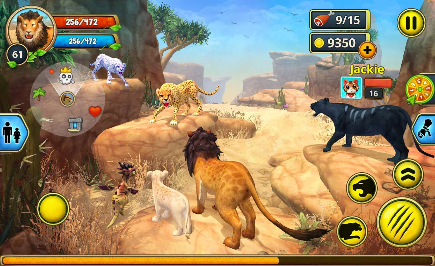 Lion Family Sim Online Screenshots