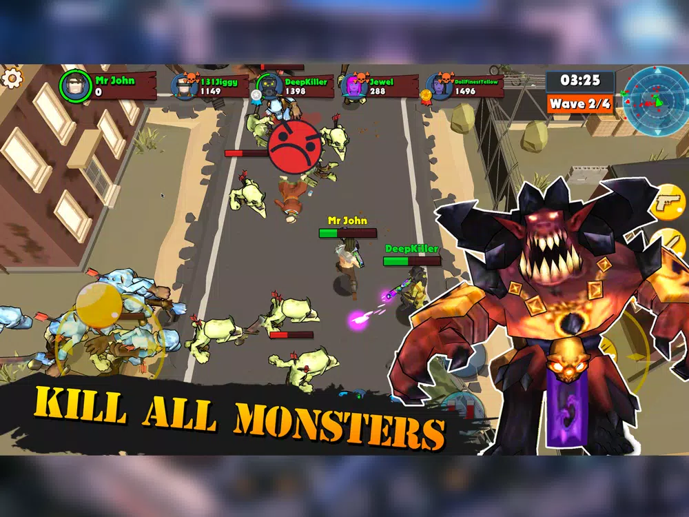 Captures d'écran de HEROES CLASH - PVP AND ZOMBIE iPad 