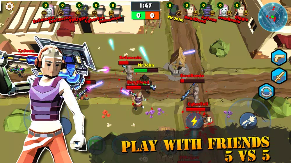 Captures d'écran de HEROES CLASH - PVP AND ZOMBIE