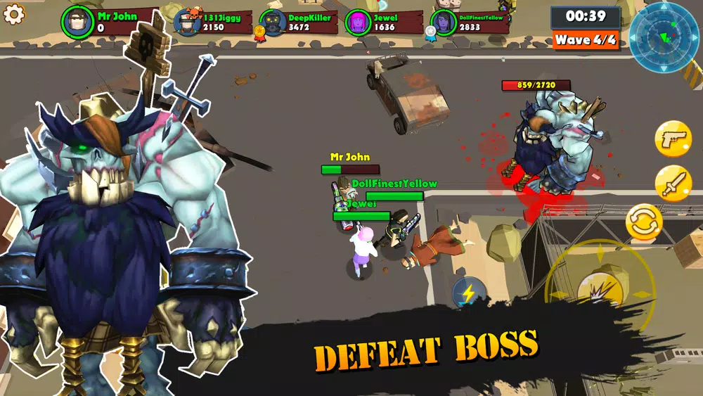 Captures d'écran de HEROES CLASH - PVP AND ZOMBIE