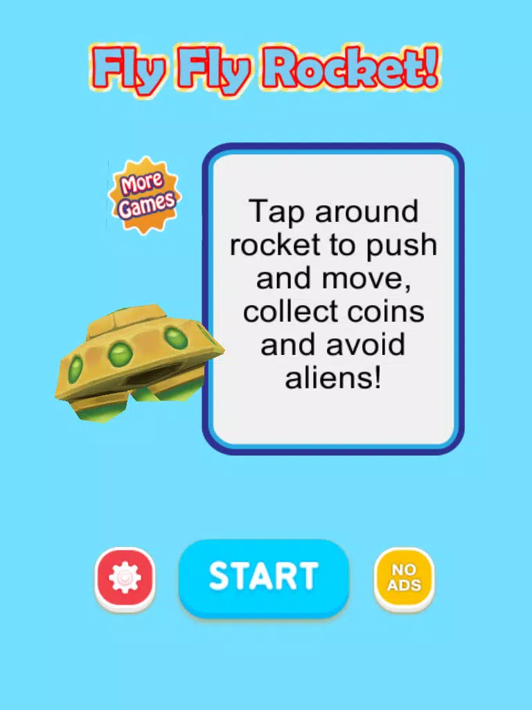 Fly Fly Rocket ! iPad Screenshots