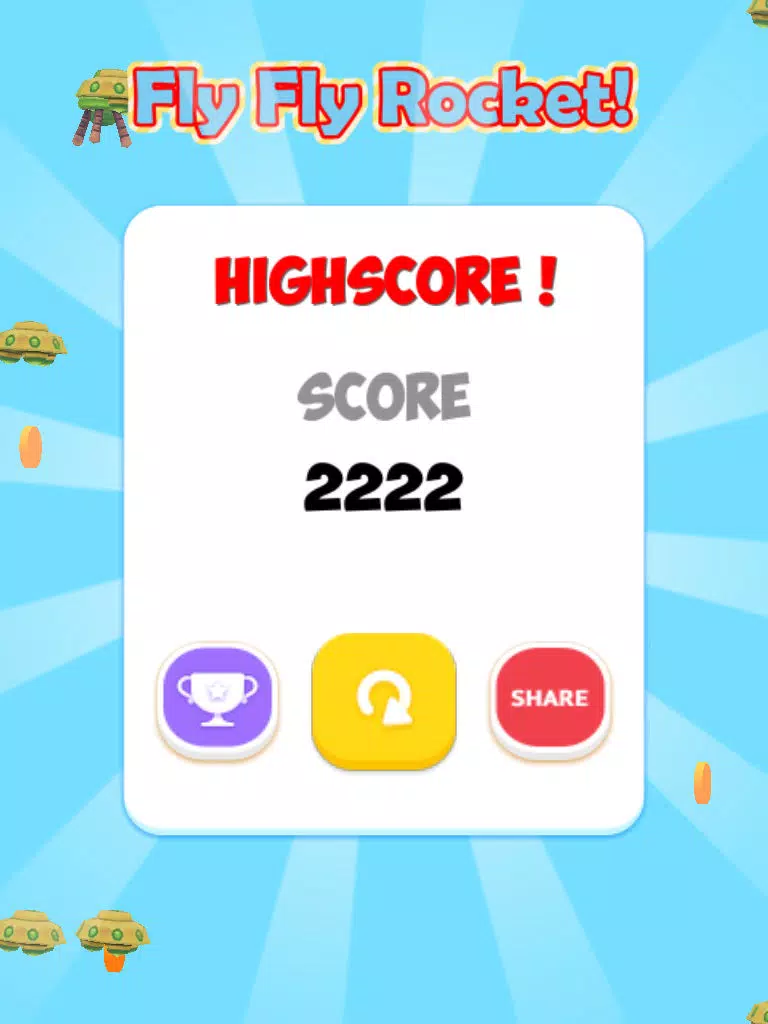 Fly Fly Rocket ! iPad Screenshots