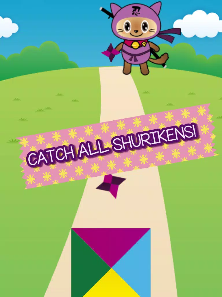 Ninja Kitty Shuriken iPad  स्क्रीनशॉट