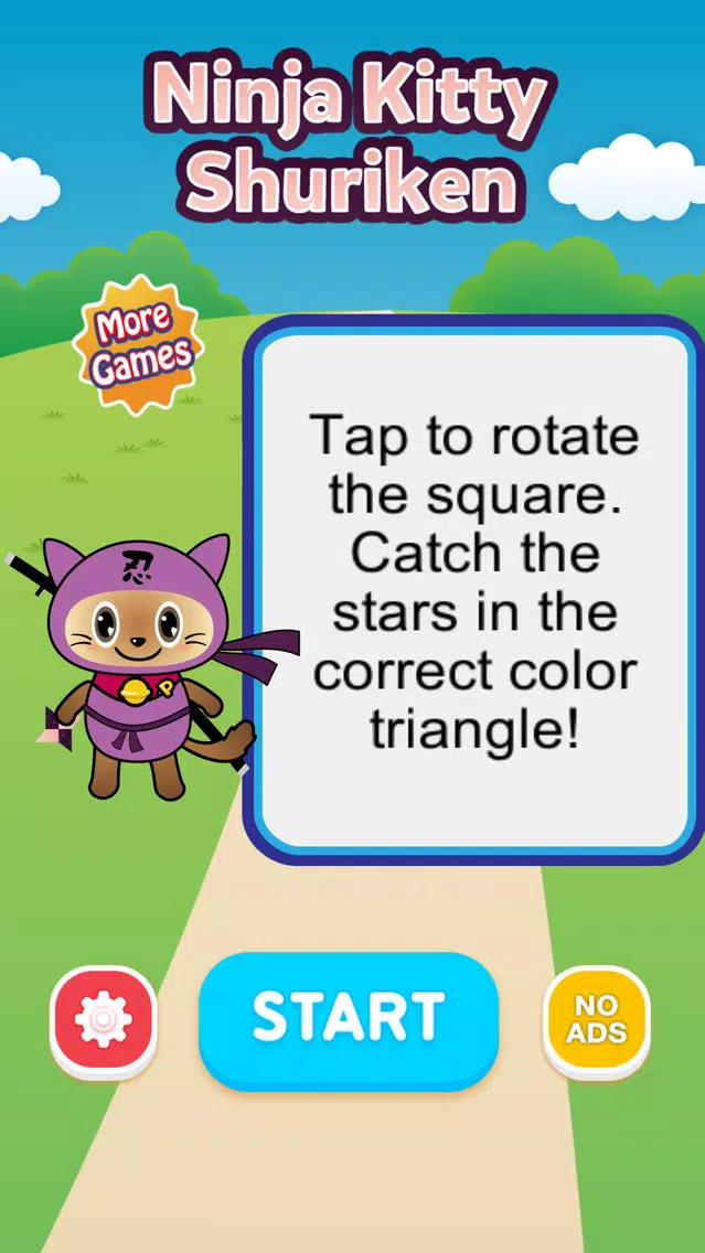 Ninja Kitty Shuriken स्क्रीनशॉट