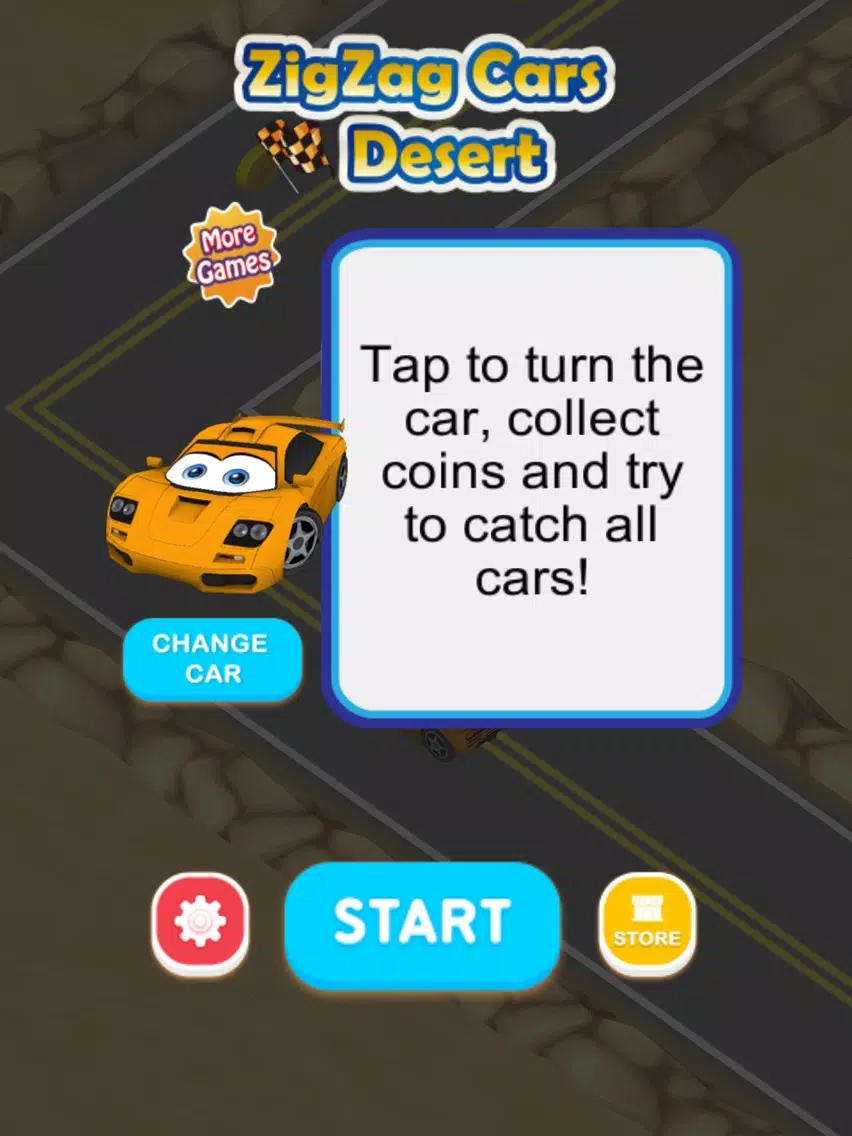 Tangkapan skrin ZigZag Cars : Desert iPad 
