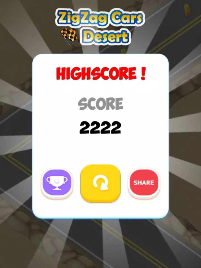 Tangkapan skrin ZigZag Cars : Desert iPad 