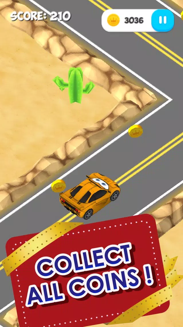 Tangkapan skrin ZigZag Cars : Desert