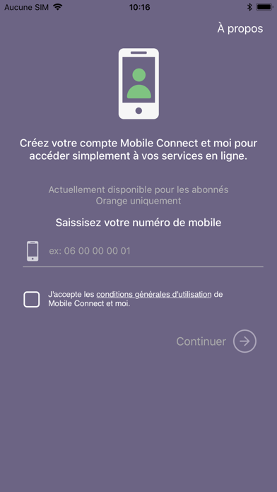 Mobile Connect et Moi Screenshots