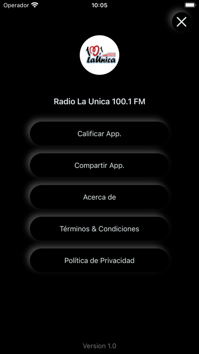 Radio La Unica 100.1 FM Screenshots