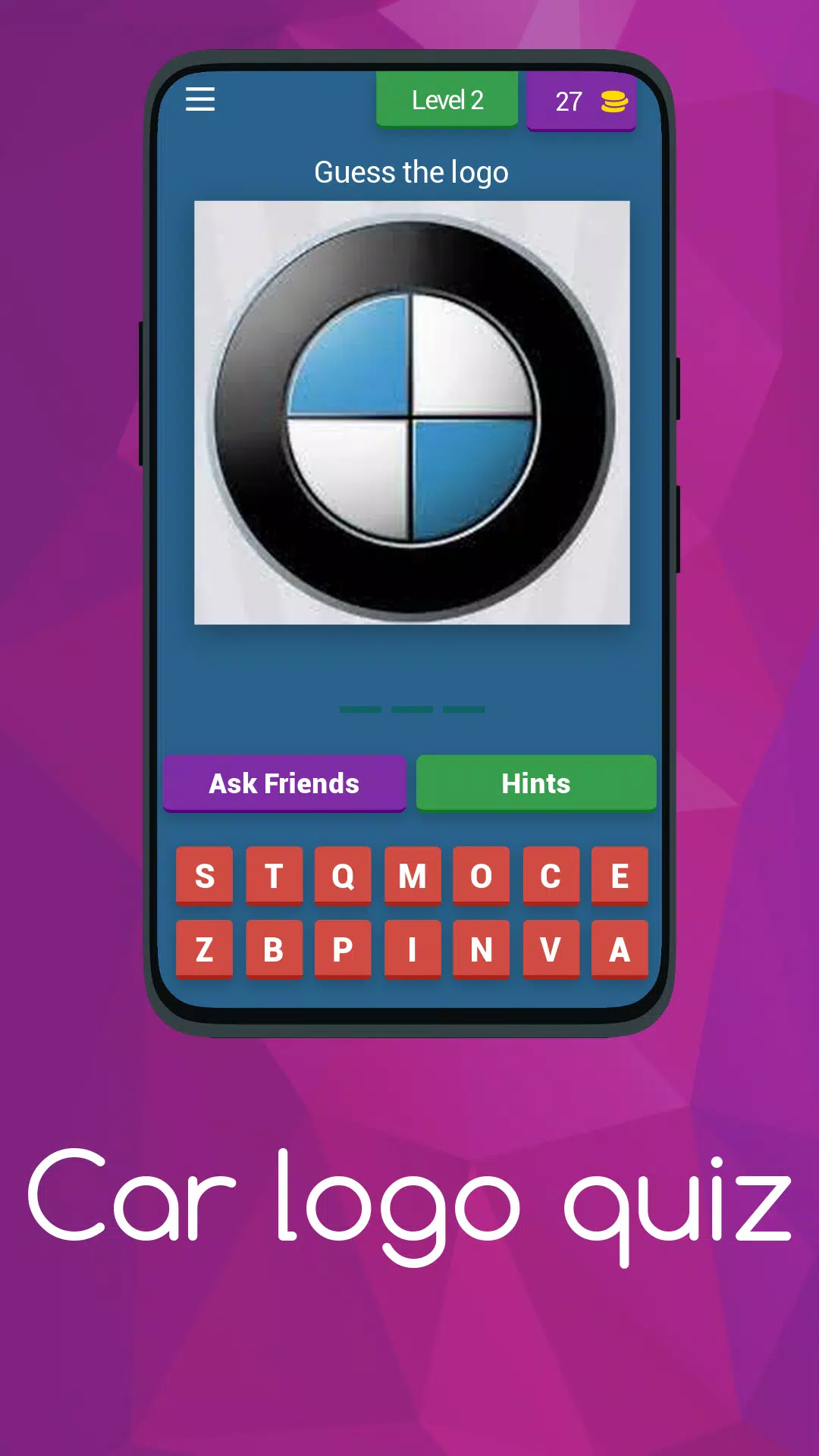 Car logo quiz Screenshots