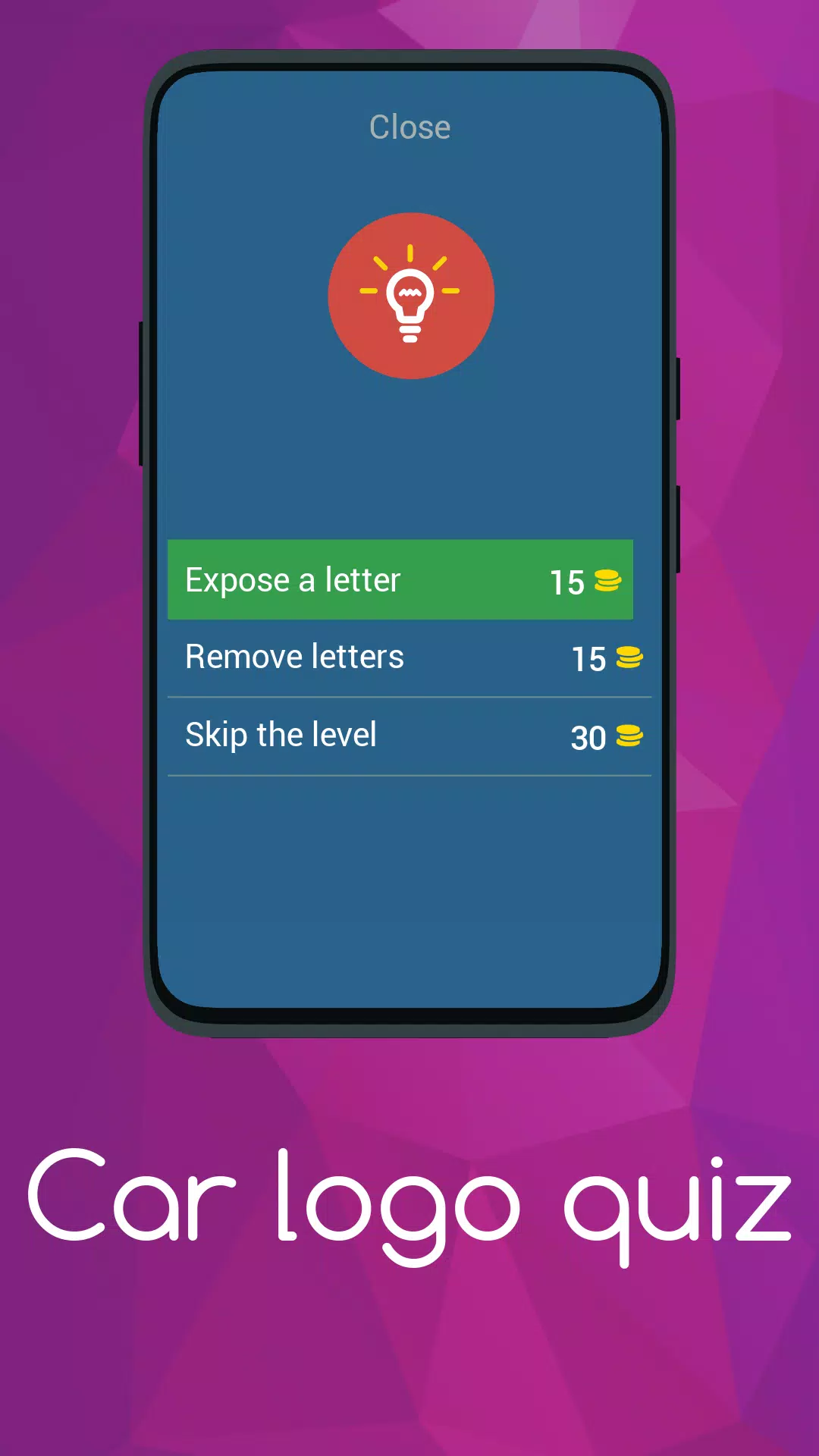 Car logo quiz Screenshots