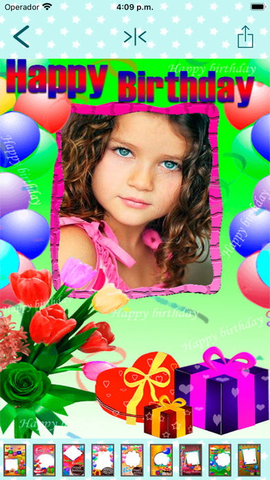 Happy birthday frames cards . Screenshots