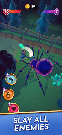 Tangkapan skrin Heroes of Nymira: RPG Games