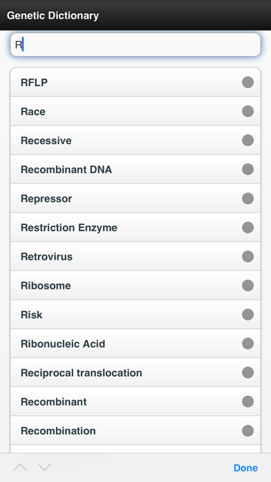 Genetics Dictionary Offline Free Screenshots