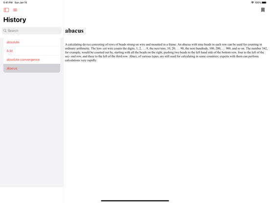 Math Dictionary Offline iPad Screenshots