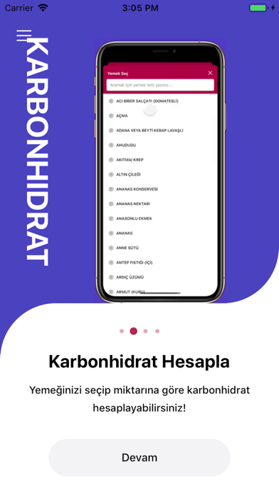 Karbonhidrat-Bolus Hesaplayıcı Screenshots