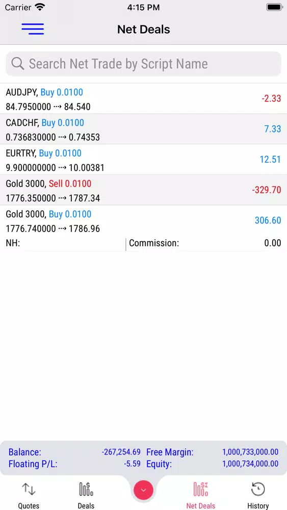AlgoTradeup Screenshots