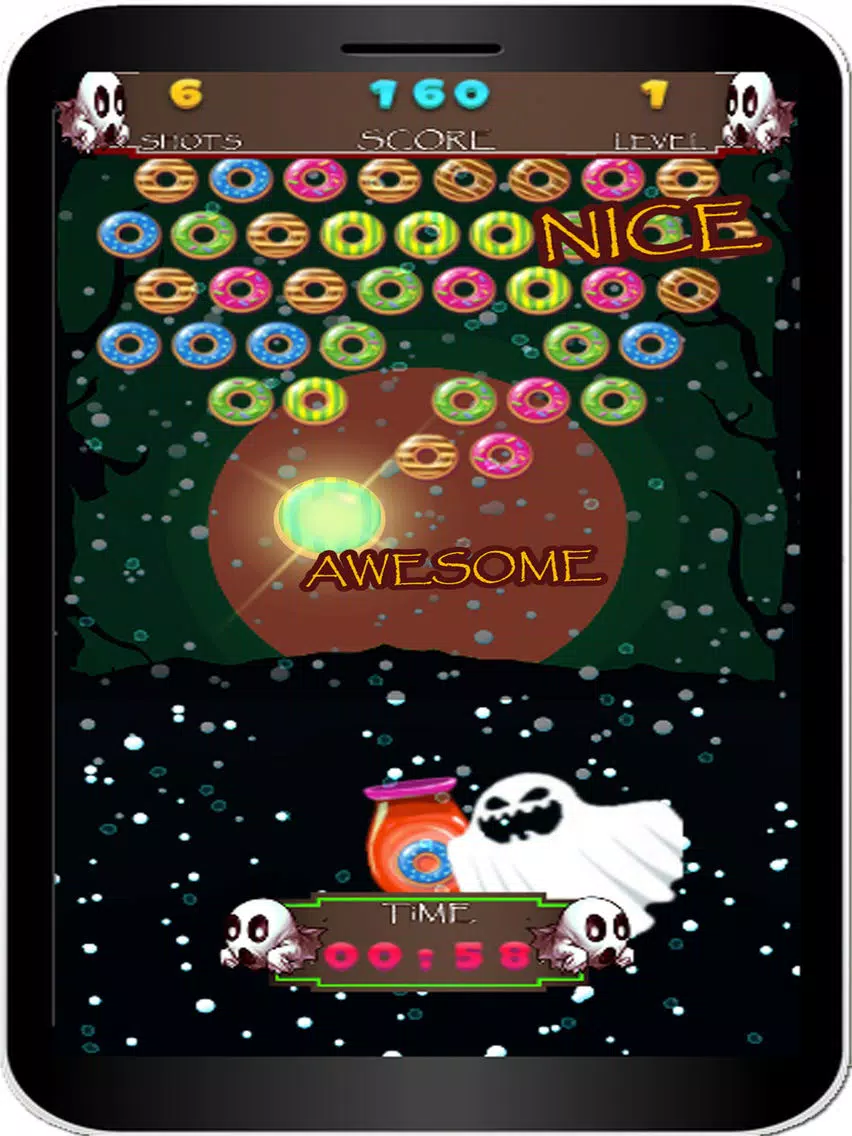 Ghost Donut Shooter - Puzzle Bubble Deluxe iPad Screenshots