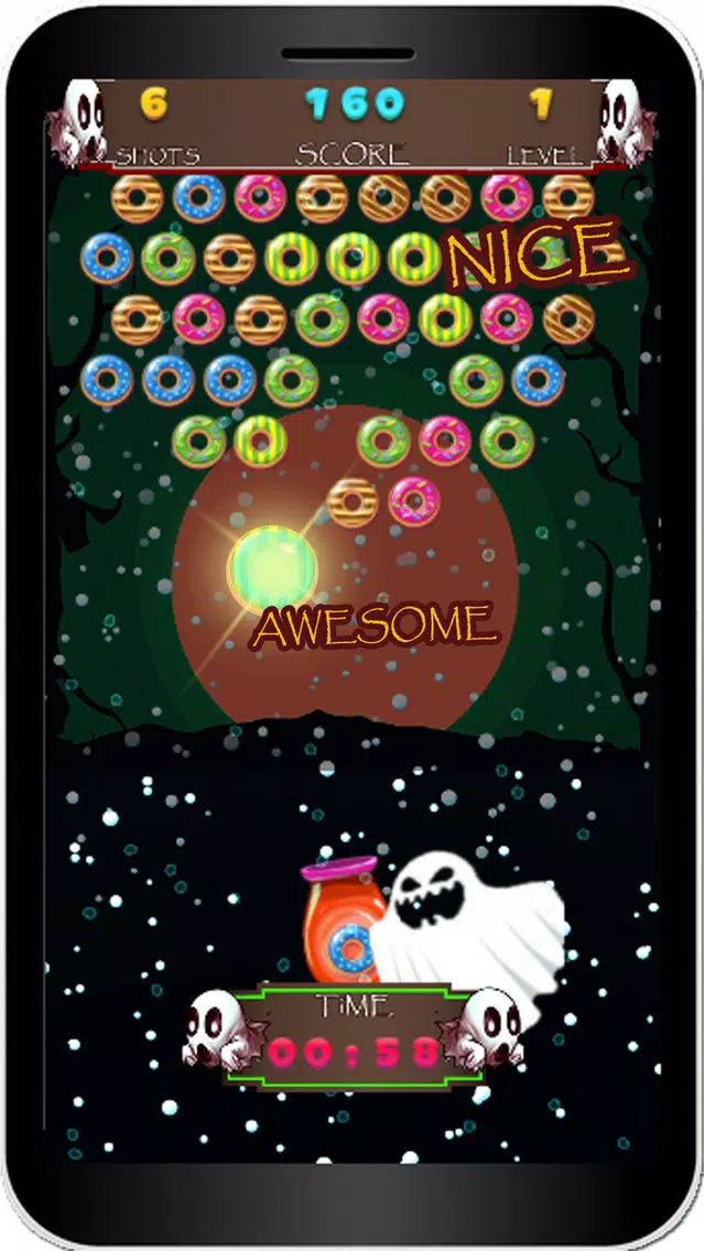 Ghost Donut Shooter - Puzzle Bubble Deluxe Screenshots