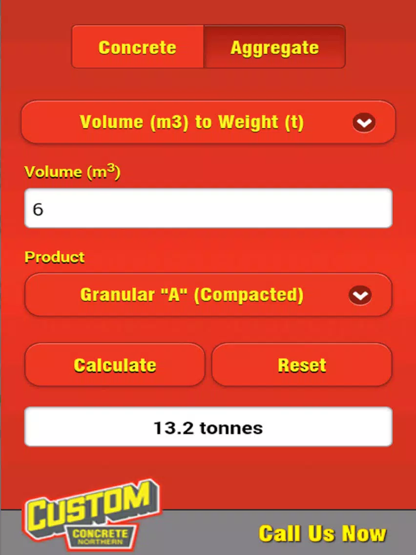 Custom Concrete Calculator V2 iPad Screenshots