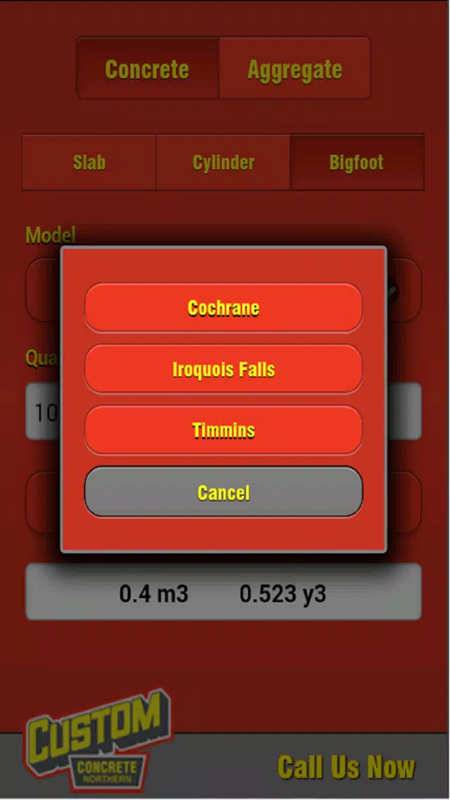Custom Concrete Calculator V2 Screenshots