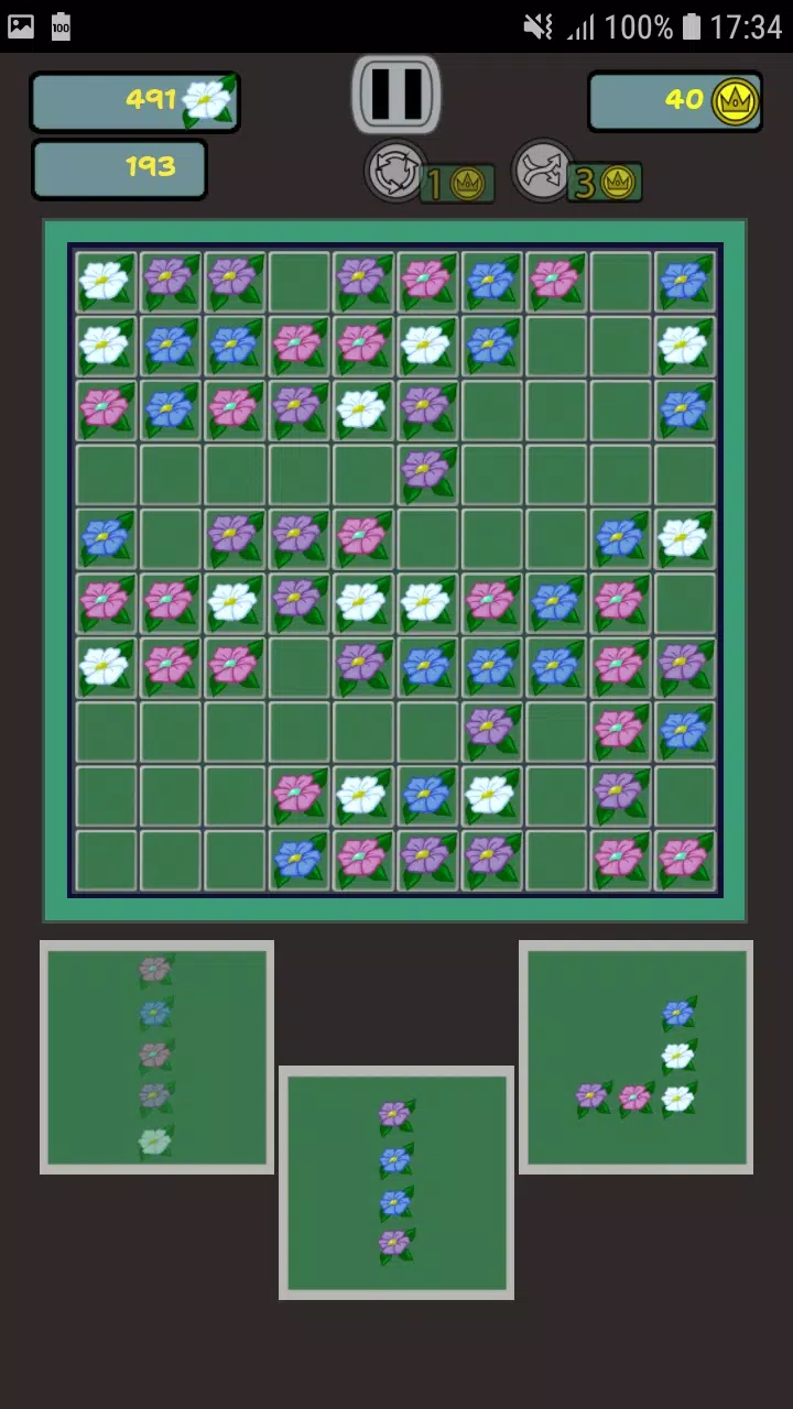 Flowers Block Puzzle 스크린샷