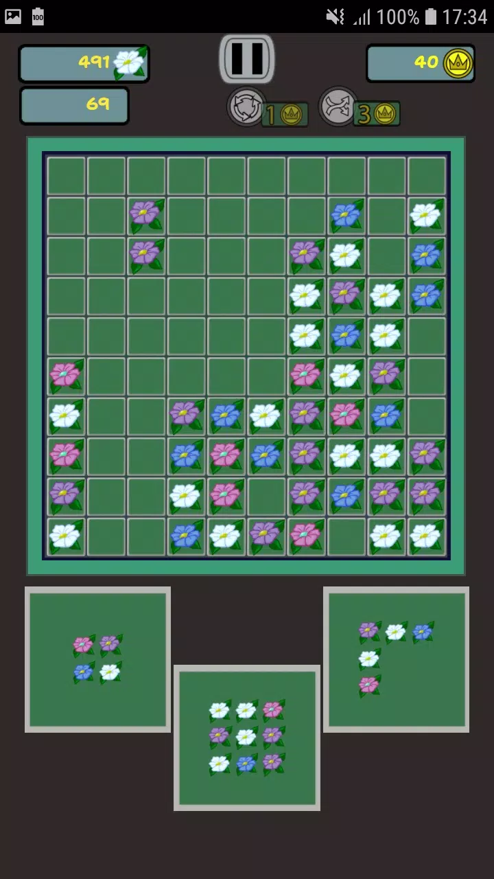 Flowers Block Puzzle 스크린샷