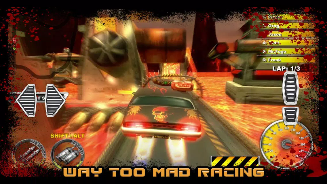 Captures d'écran de Lethal Death Race
